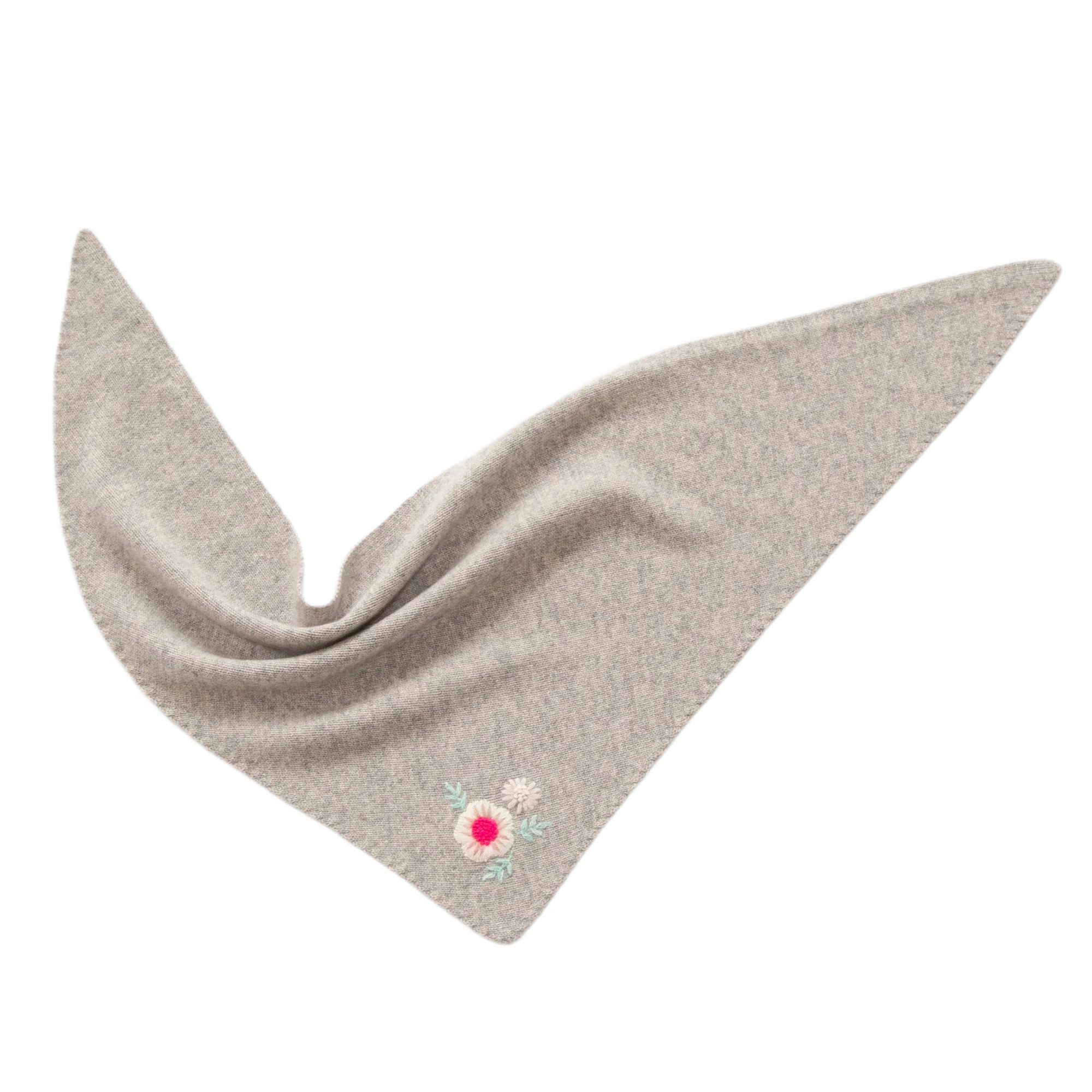 FLOWER triangular scarf