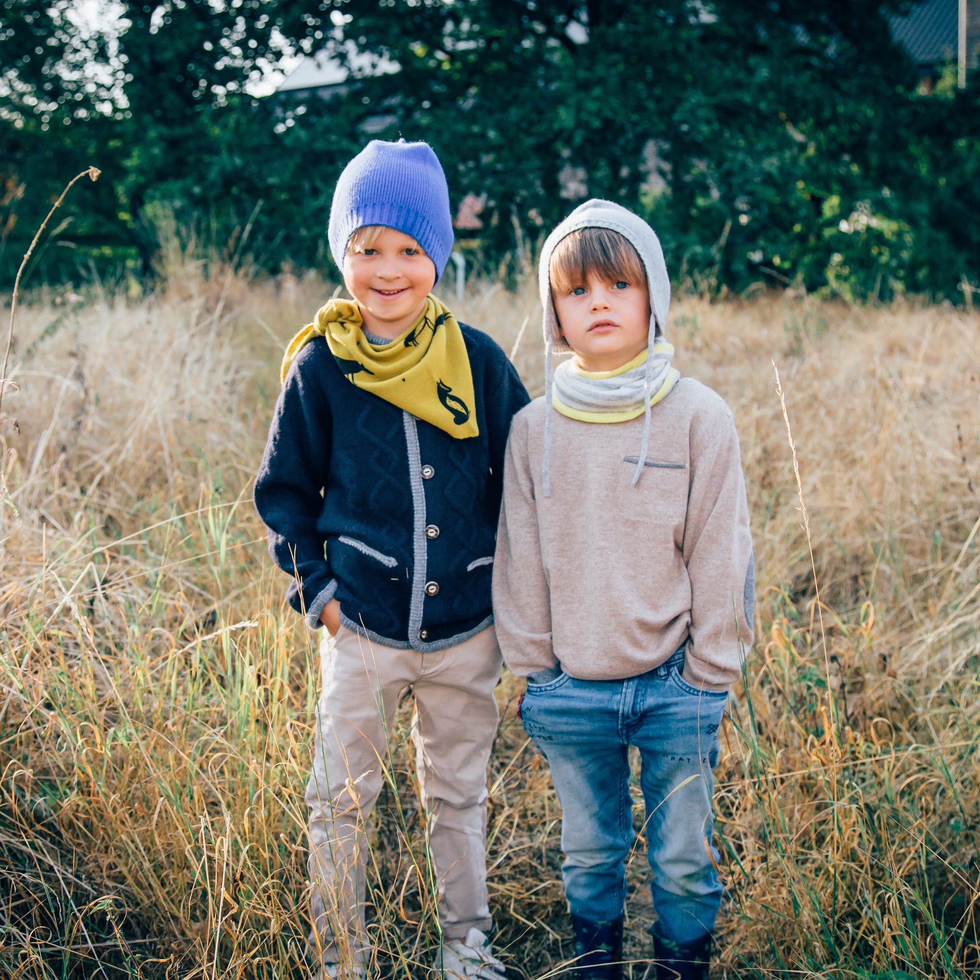 Wendemütze JANNE mit Ohrenklappen zum Binden