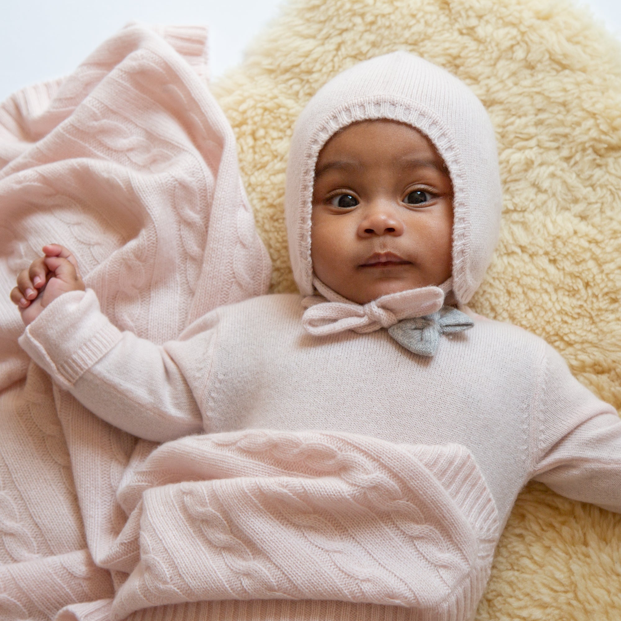 Babymütze JANNE zum Binden