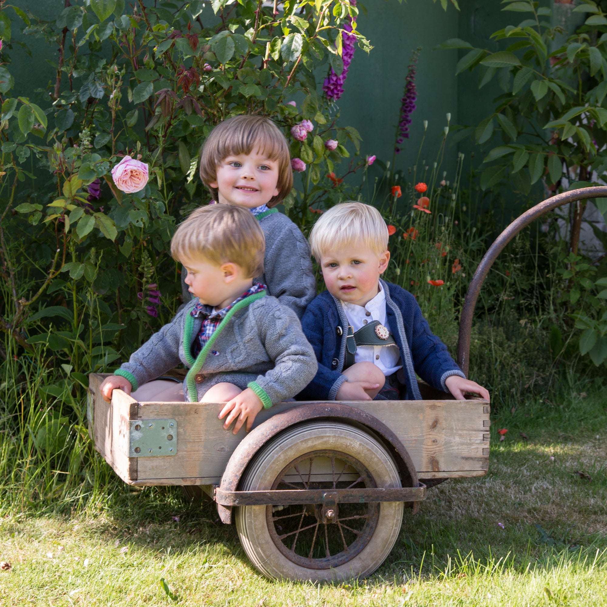 Trachten-Cardigan MAXI mit Aranmuster