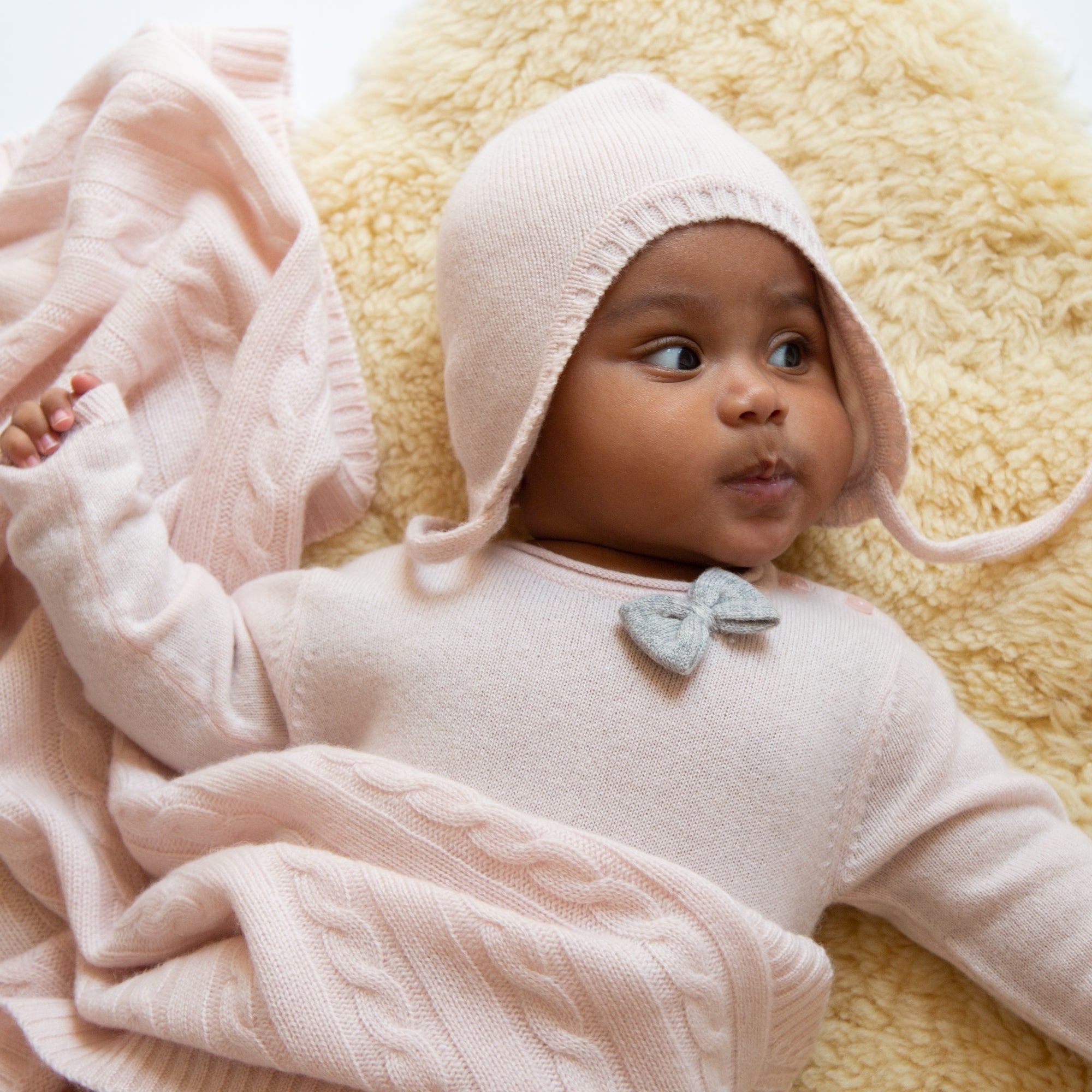 Babymütze JANNE zum Binden