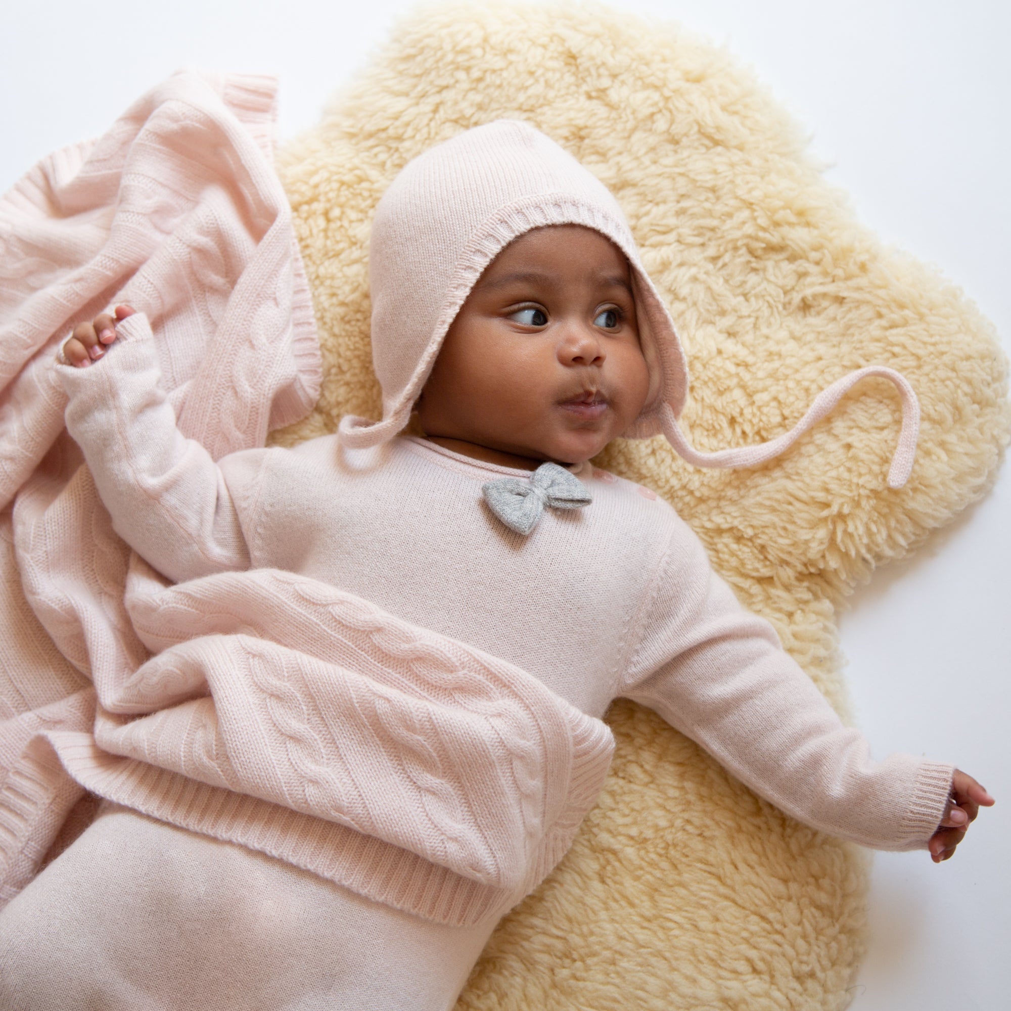 Babymütze JANNE zum Binden