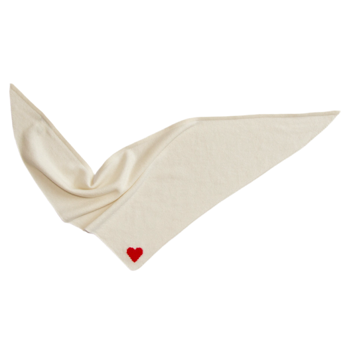 LITTLE HEART triangular scarf