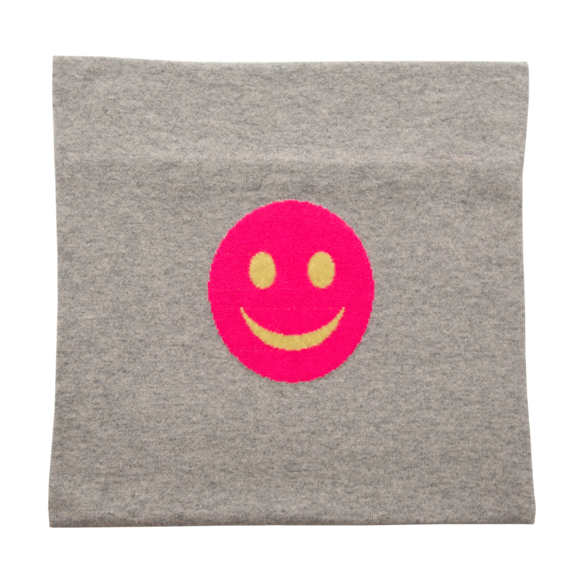 Cashmere cushion cover SMILEY