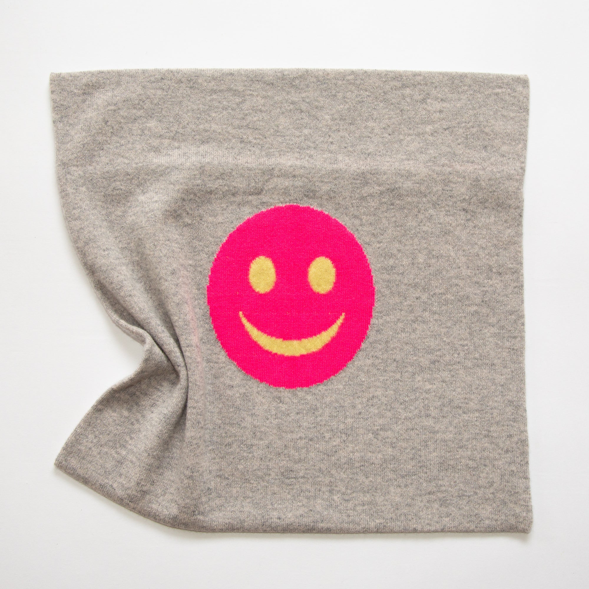 Cashmere cushion cover SMILEY