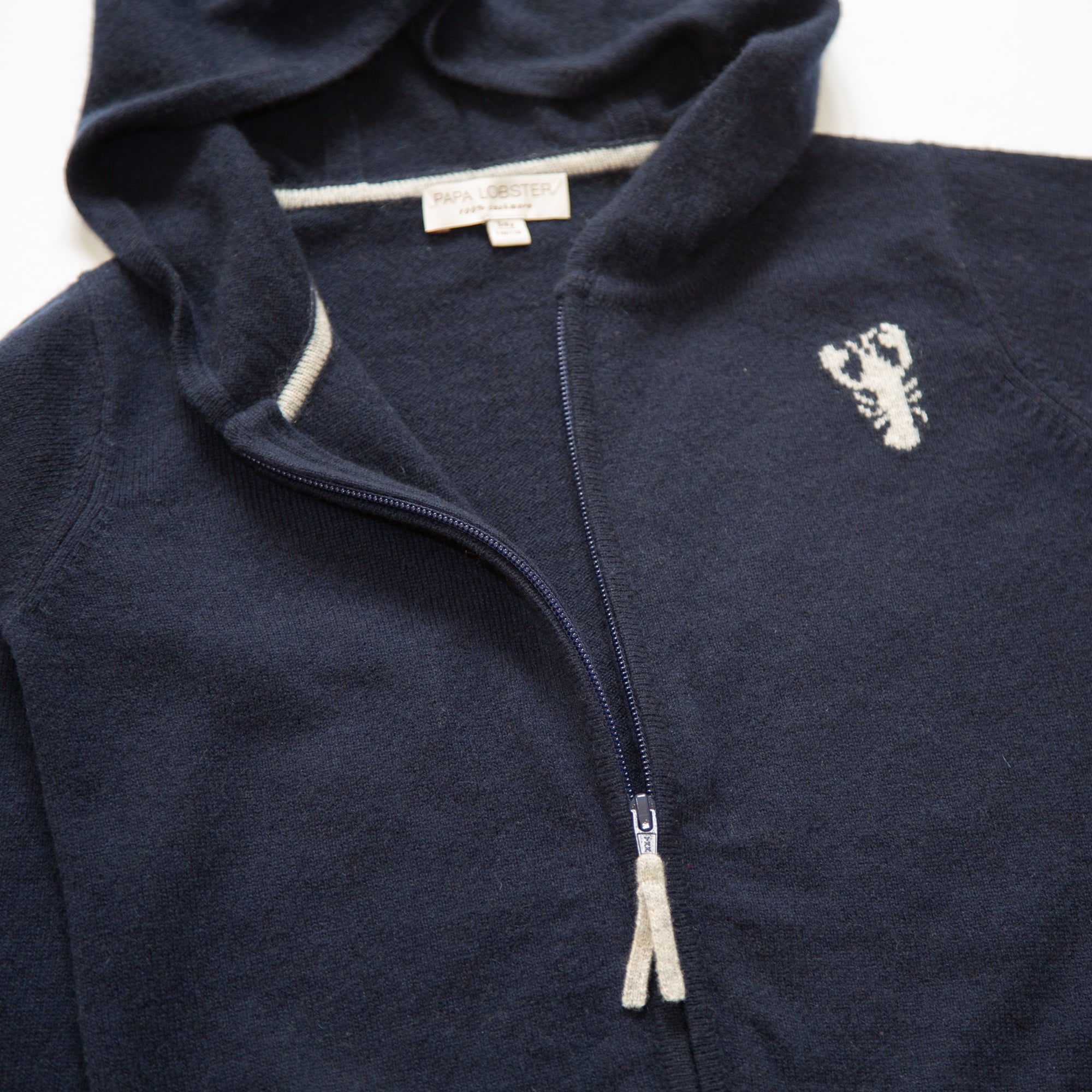 ZIGGY Zipper hooded jacket