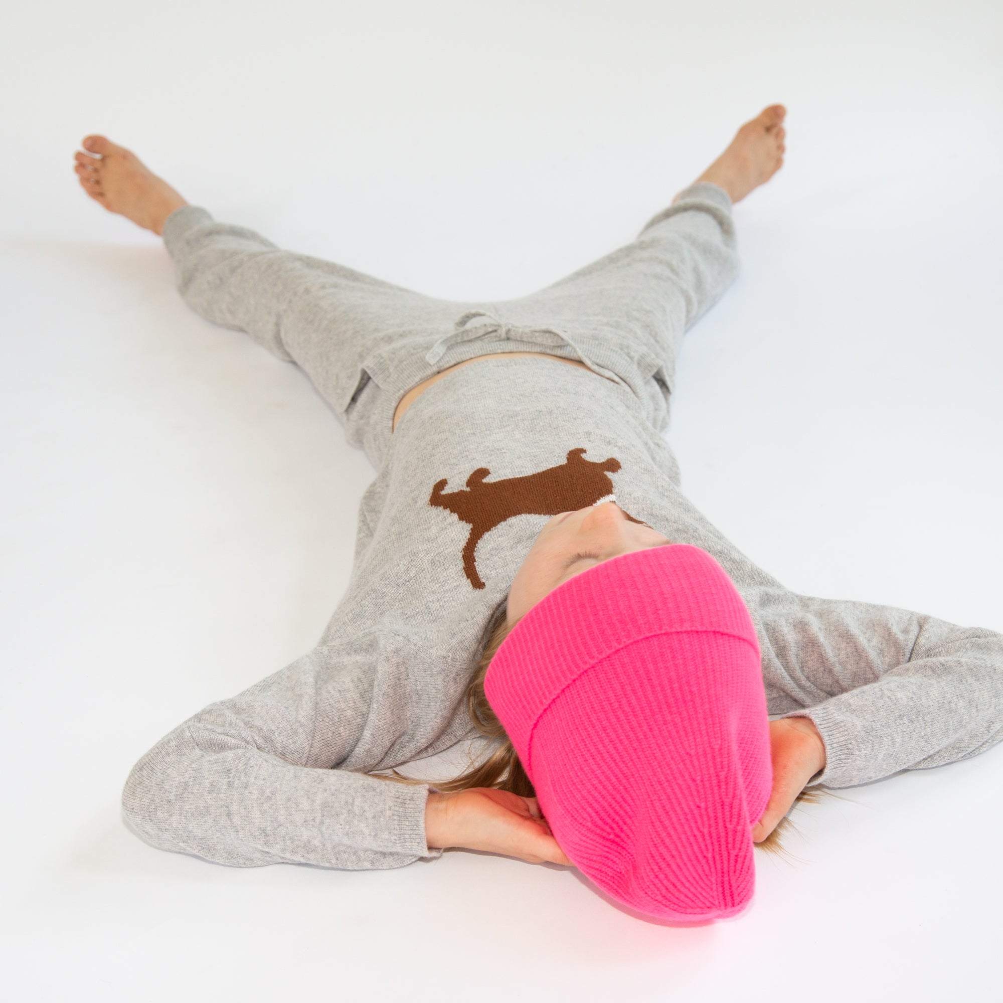 Pants CHARLIE beige mélange