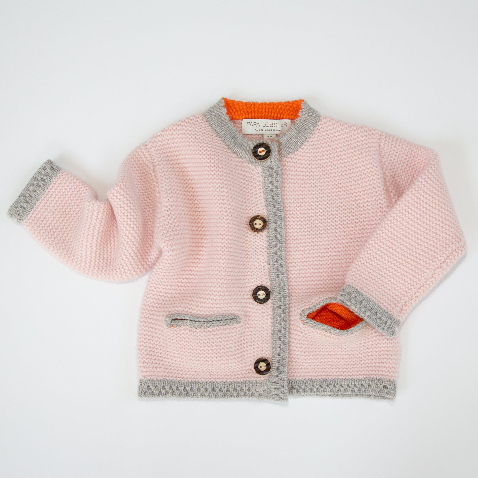 Children's cashmere cardigan - rose – Rosé