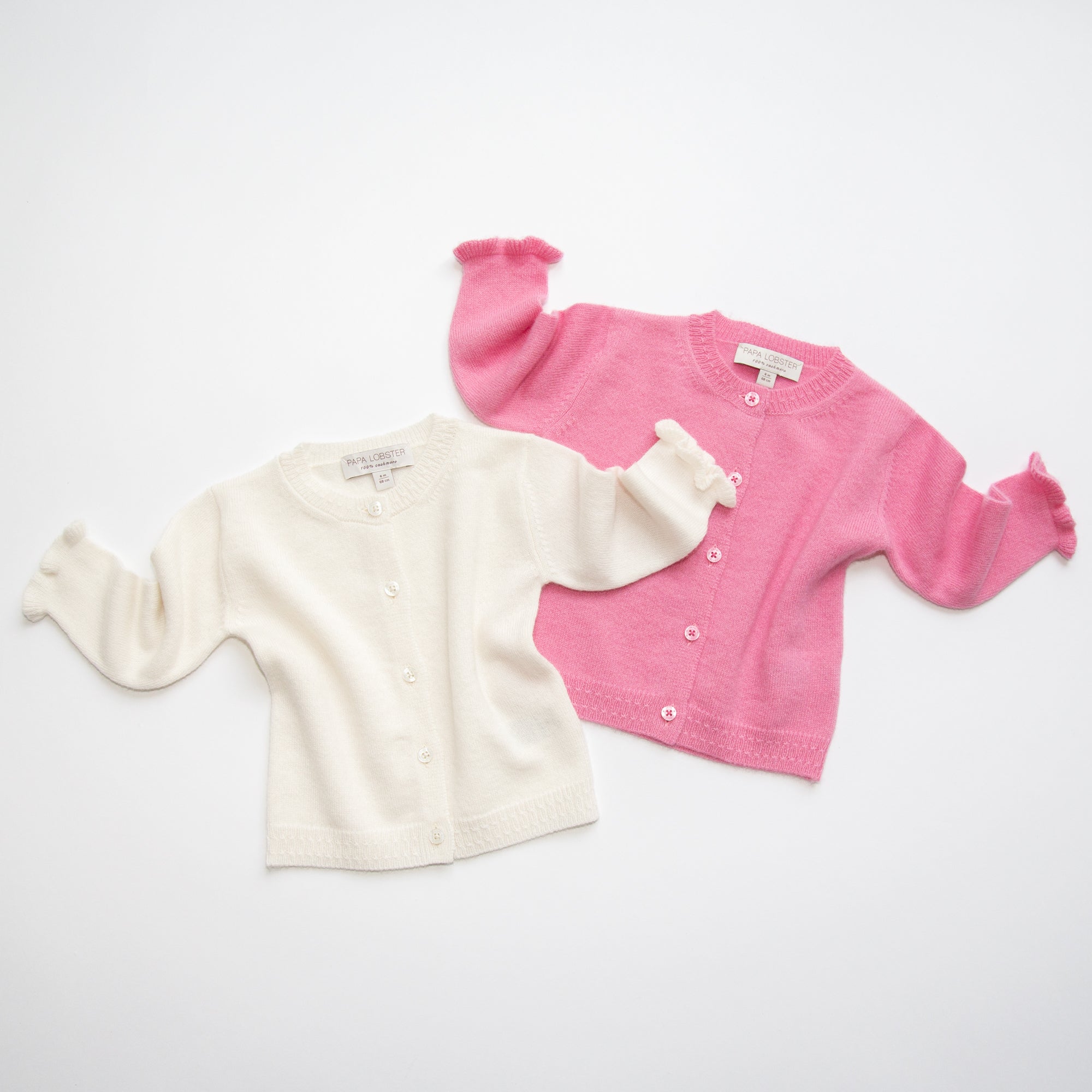 Cashmere cardigan for babies & girls - soft, feminine & timeless