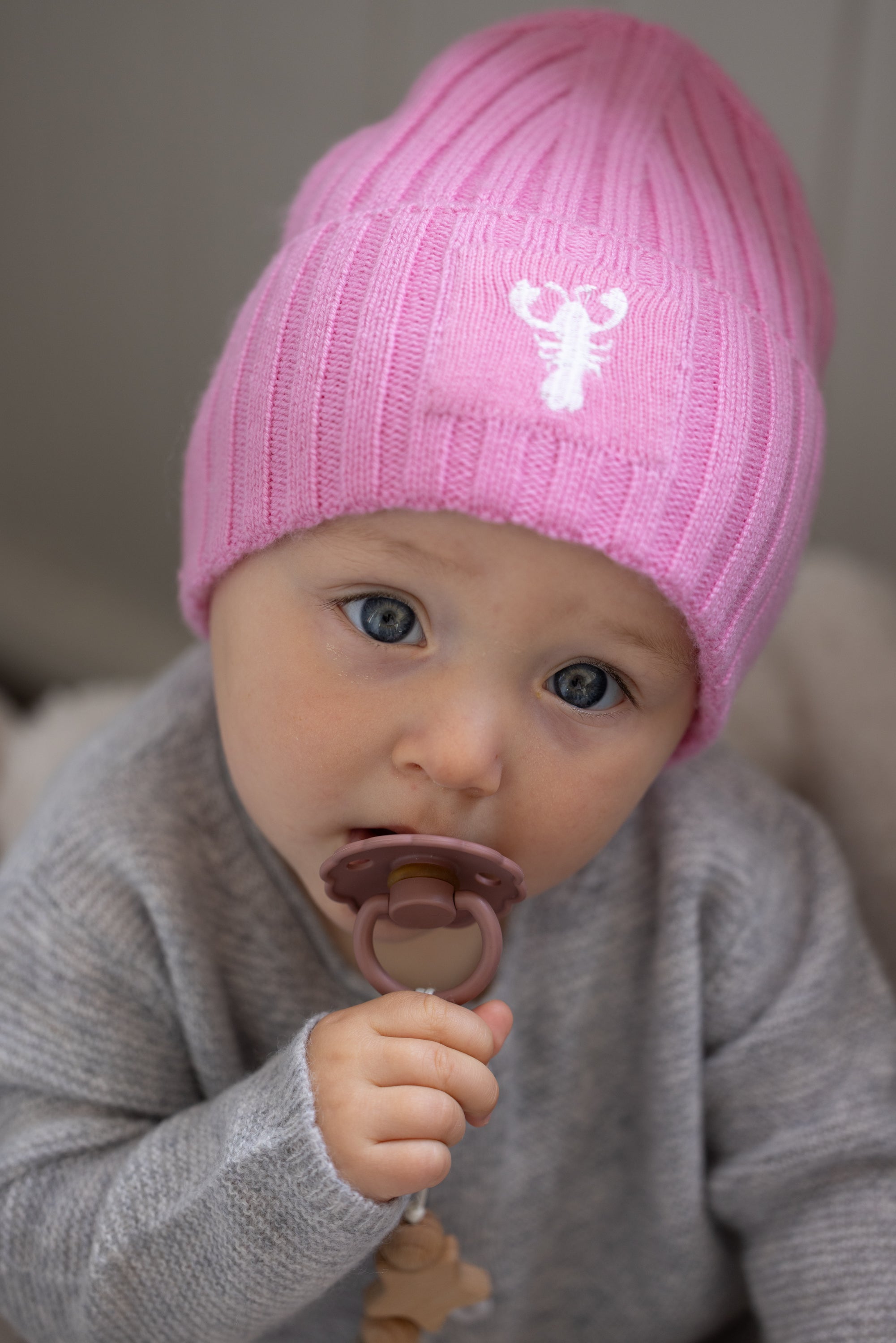 Hat MATTI - pink+white