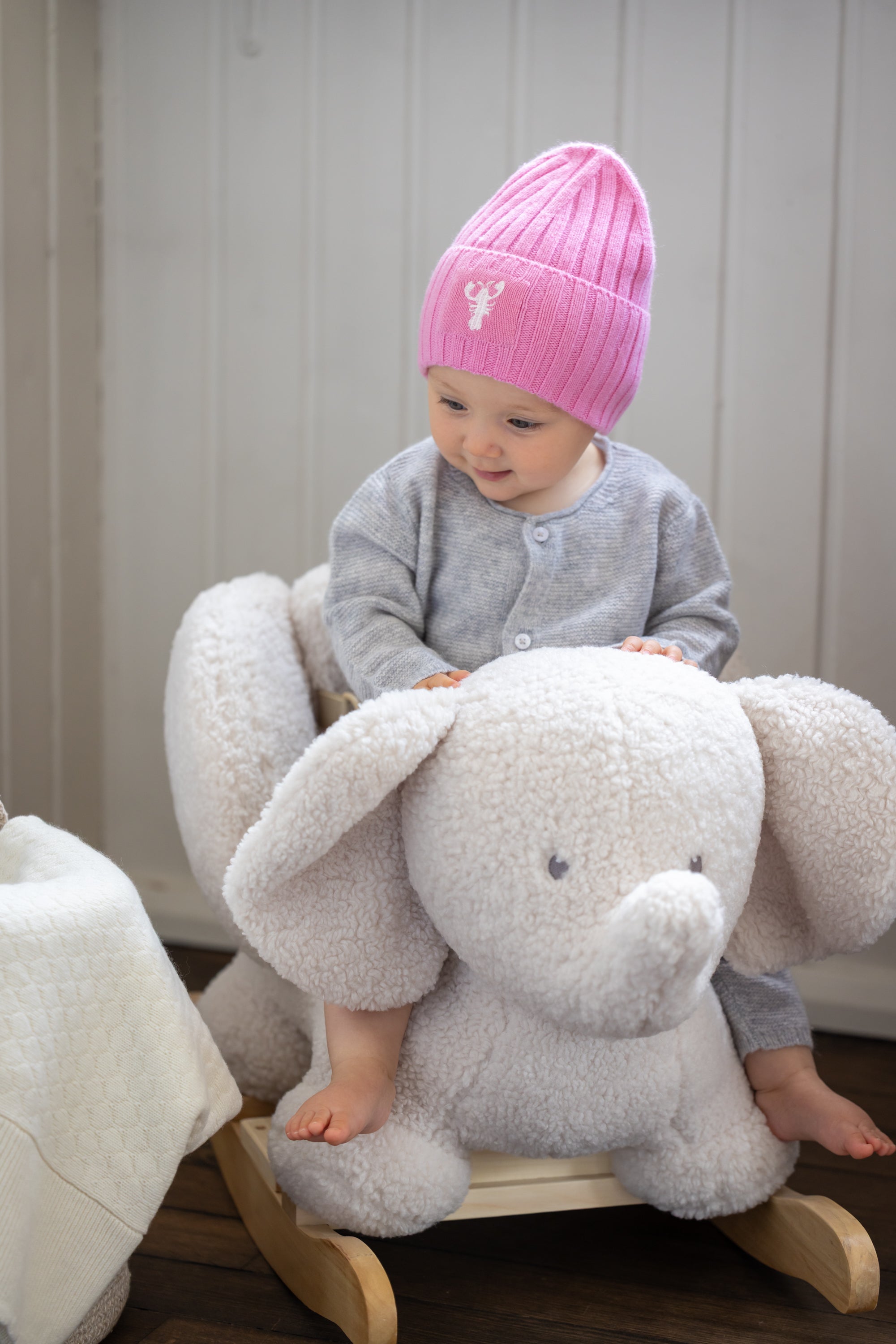 Hat MATTI - pink+white