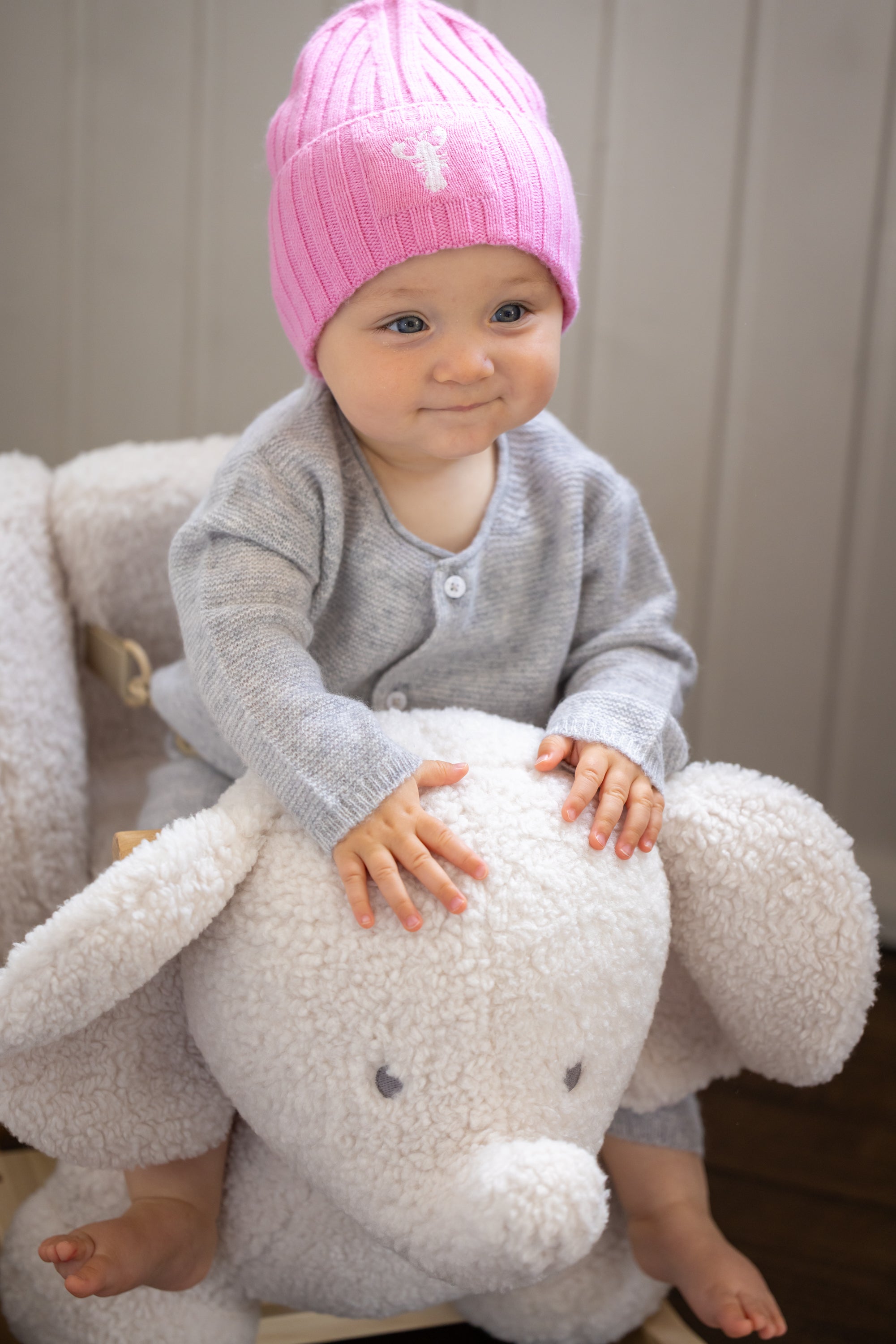 Hat MATTI - pink+white