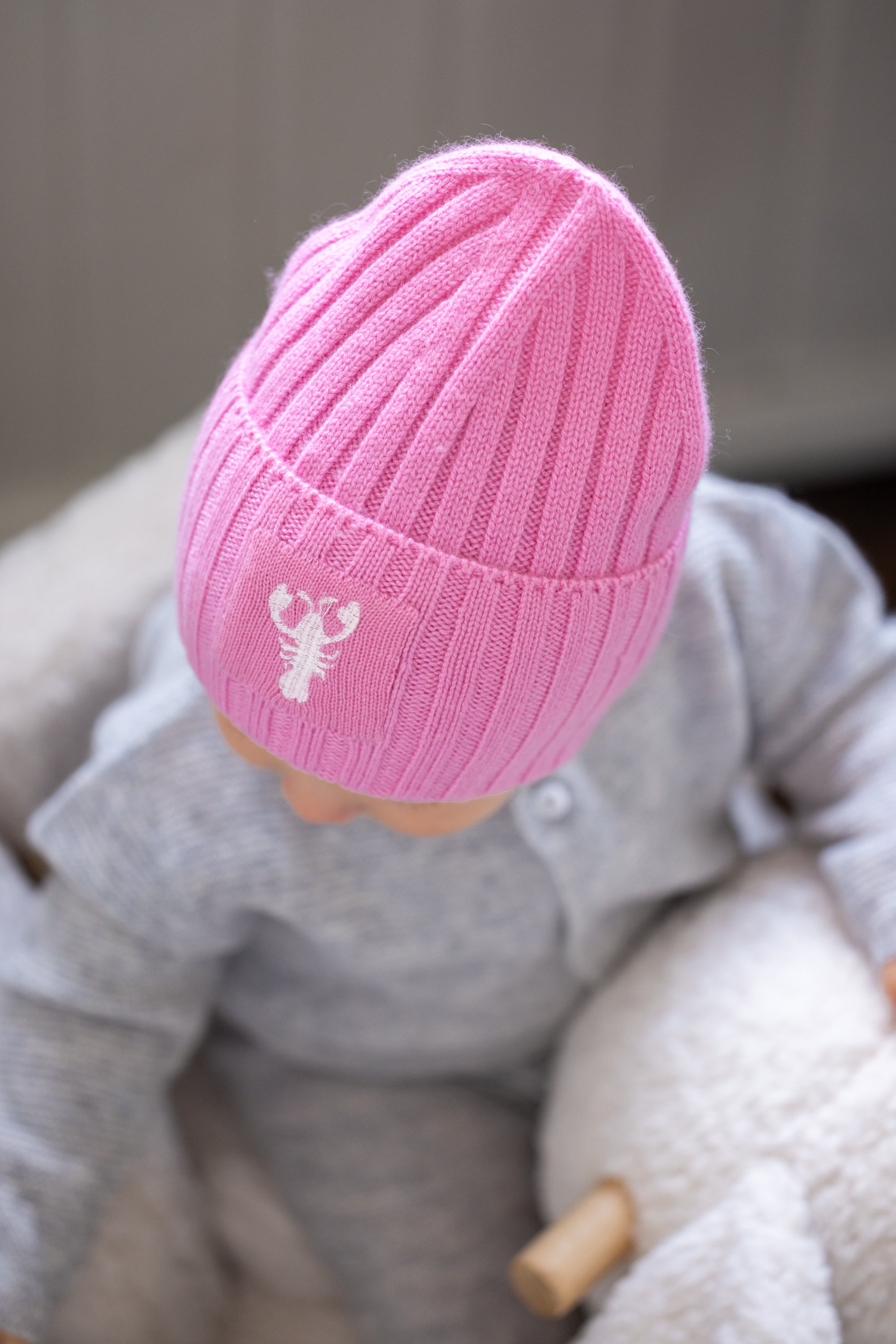 Hat MATTI - pink+white