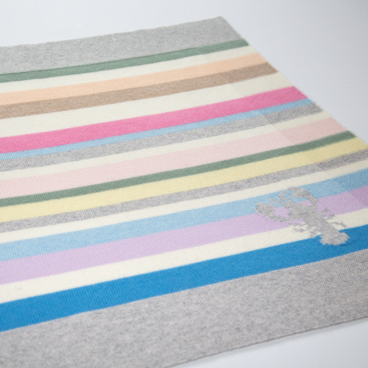Cashmere baby blanket COLOUR FAN