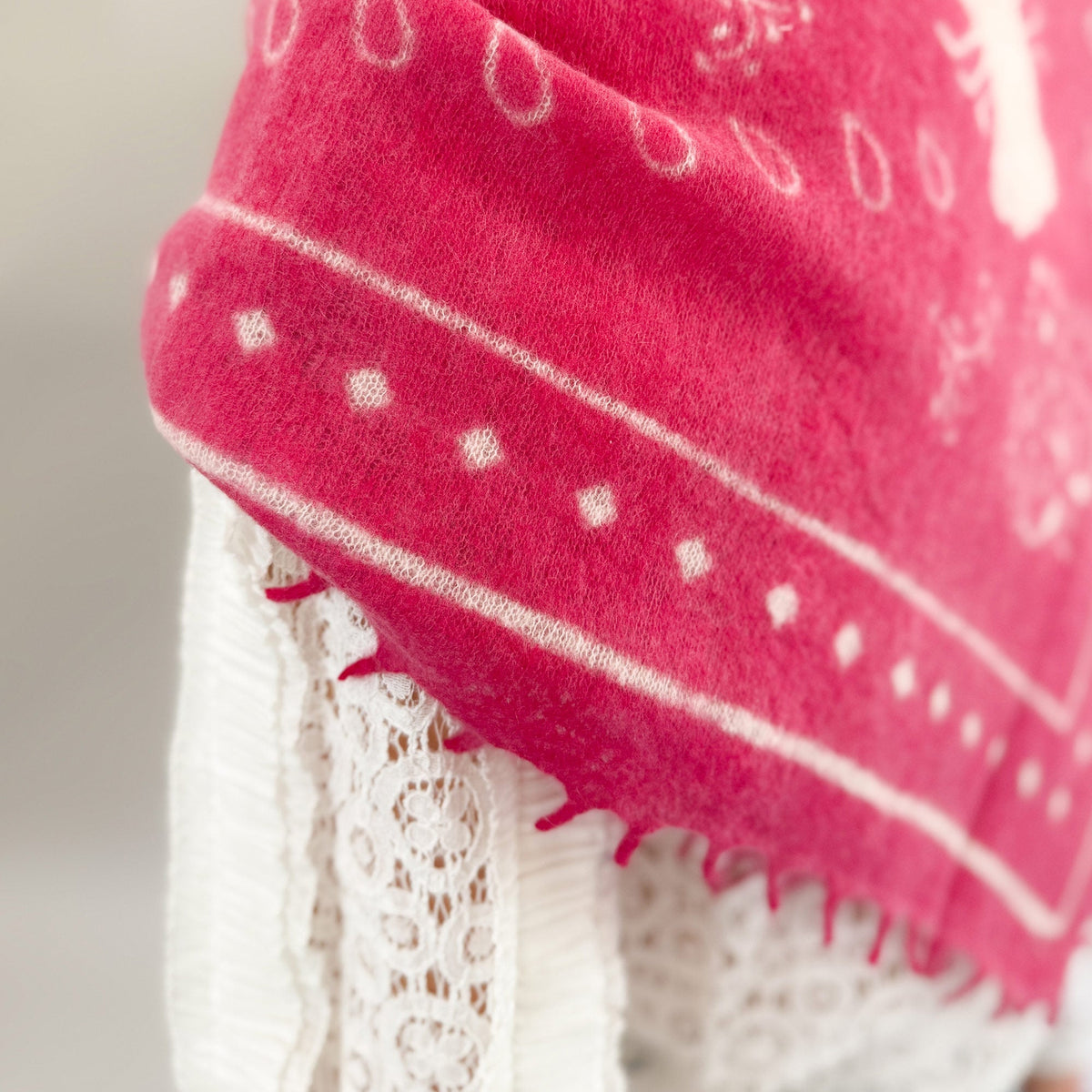 CAMILLE Paisley BIG Cashmere Scarf