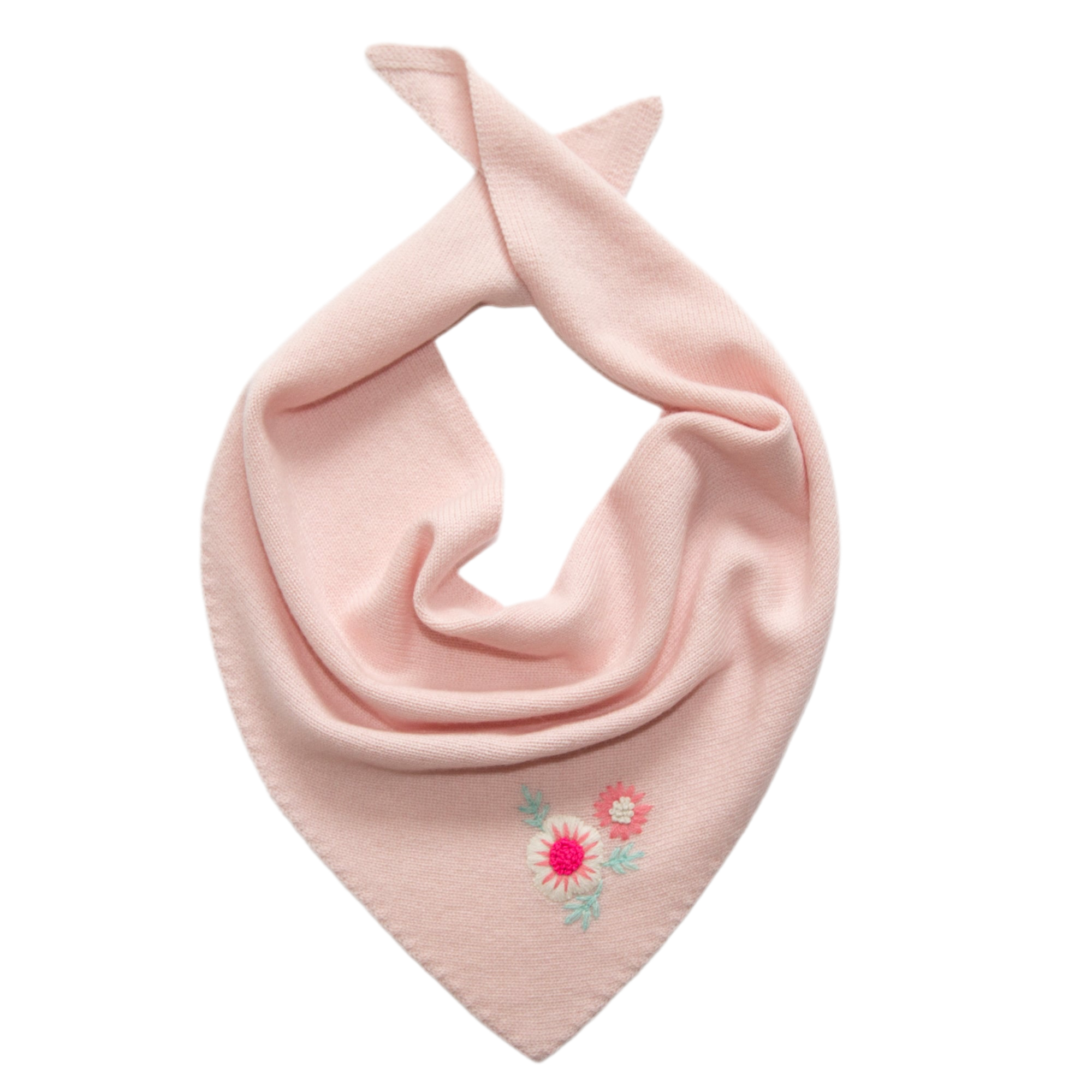 FLOWER triangular scarf