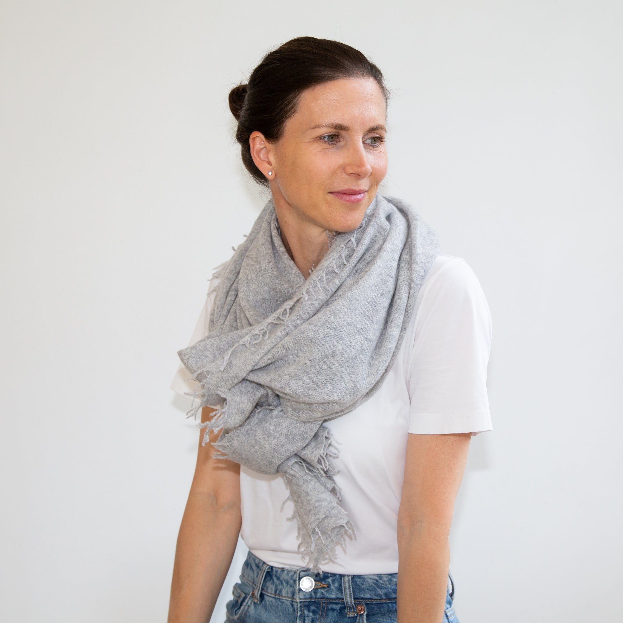 CAMILLE scarf - Beige mélange