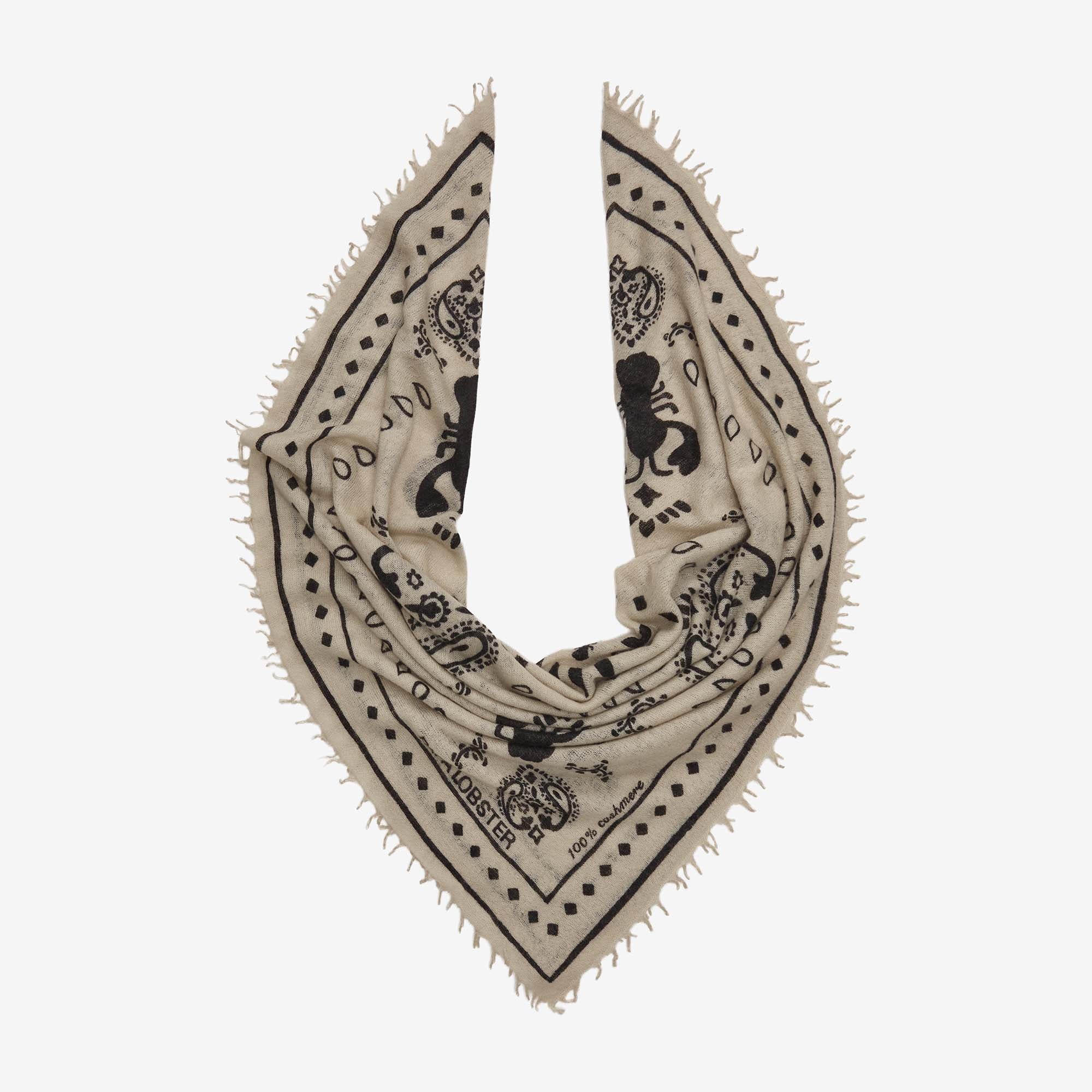CAMILLE Paisley BIG Cashmere Scarf