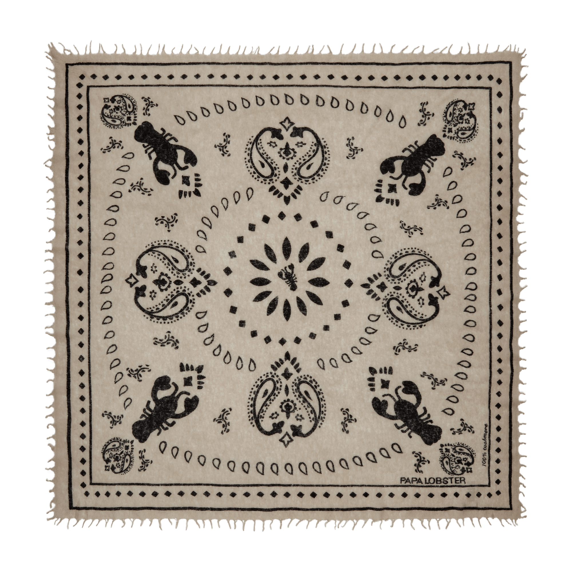 CAMILLE Paisley BIG Cashmere Scarf