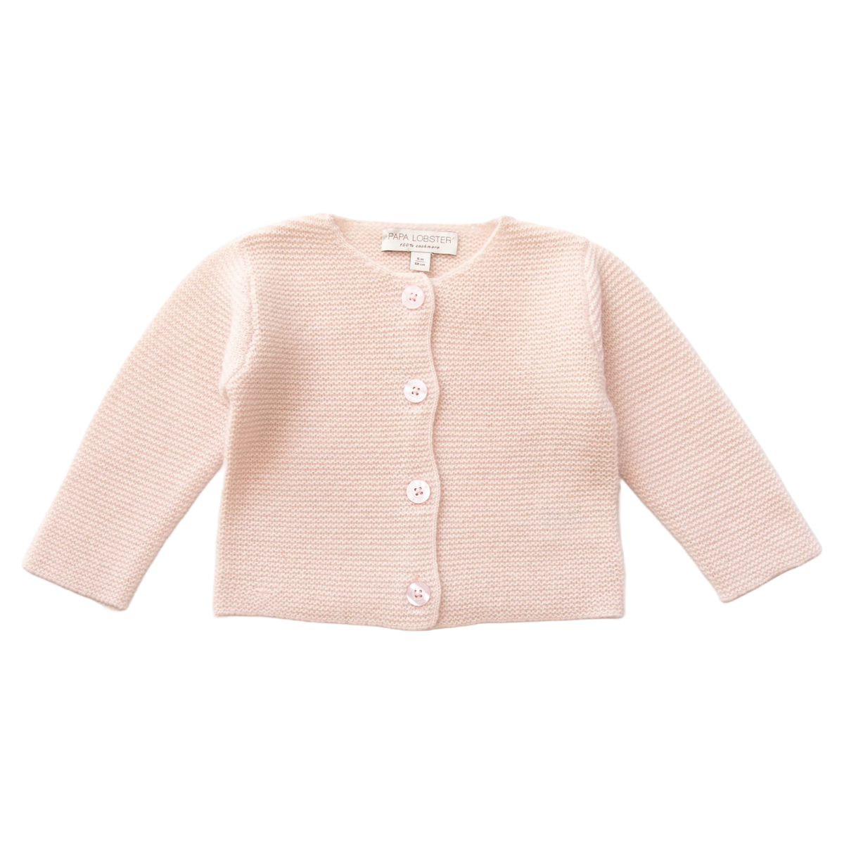 PAPA LOBSTER baby cardigan made of 100% cashmere - warm, soft
