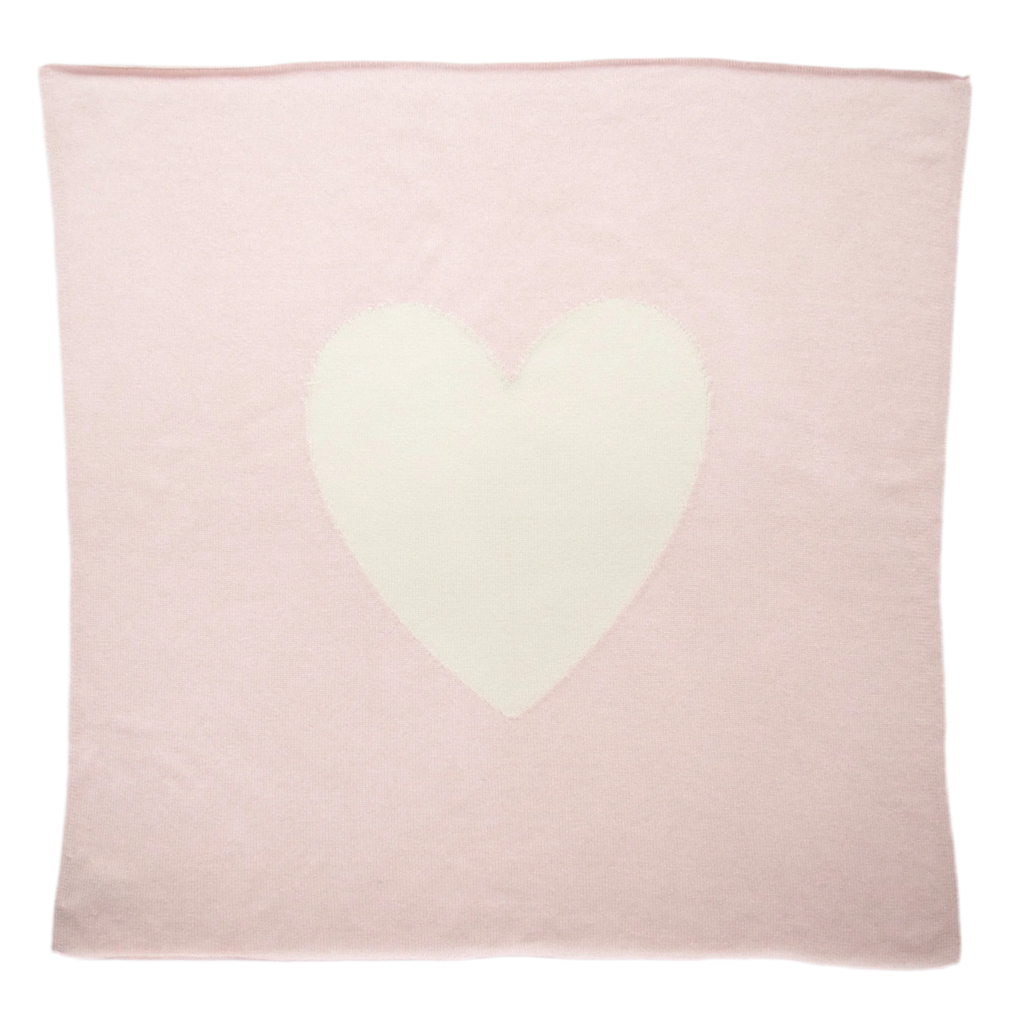 HEART cashmere baby blanket