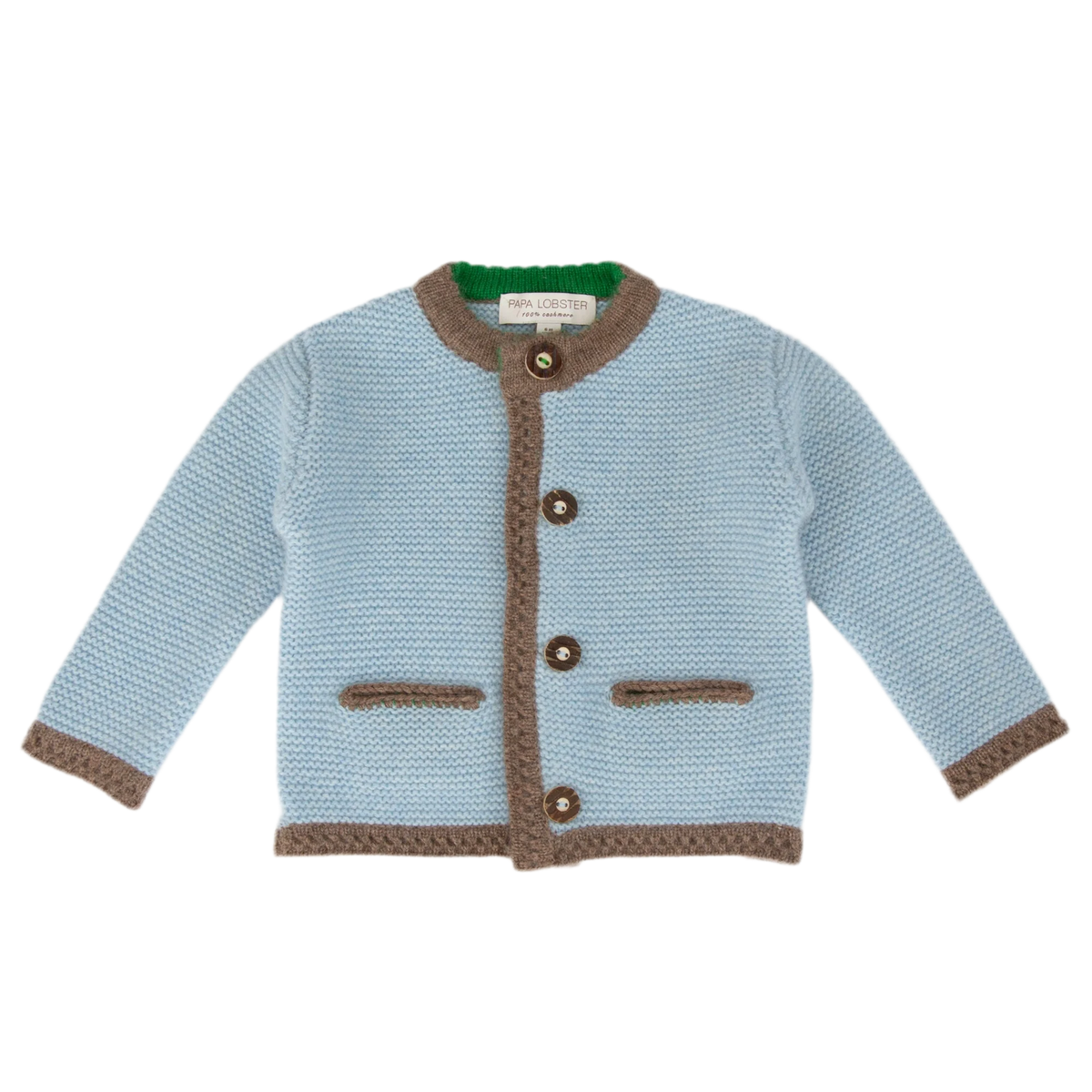 トップス KID MOHAIR GLITTER KNIT CARDIGAN LAPIIS Children's Cashmere Cardigan - Light Blue – Light blue mélange