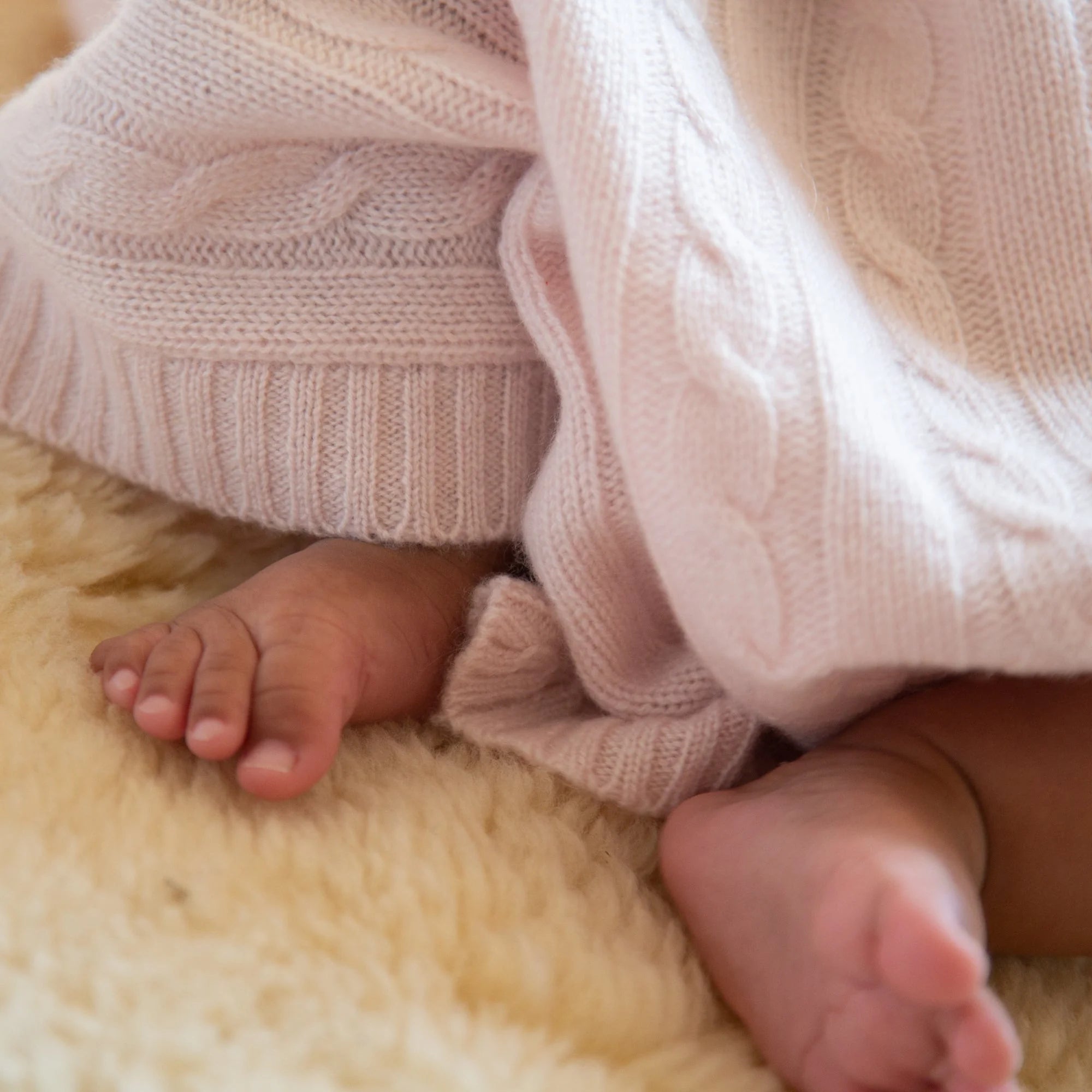 SHILOH X cashmere baby blanket