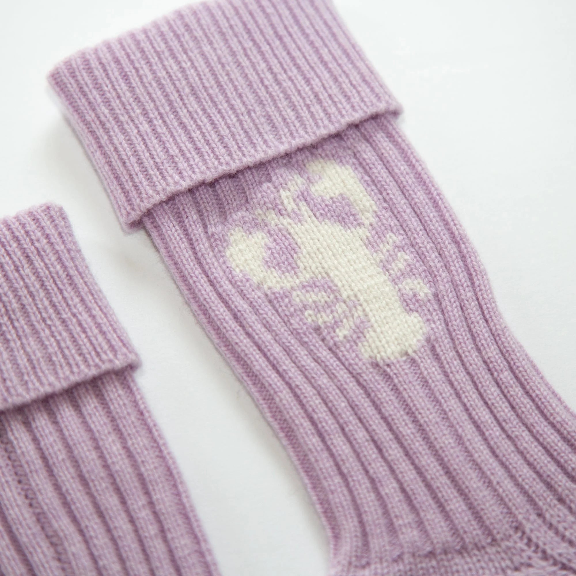 PAPA LOBSTER cashmere socks