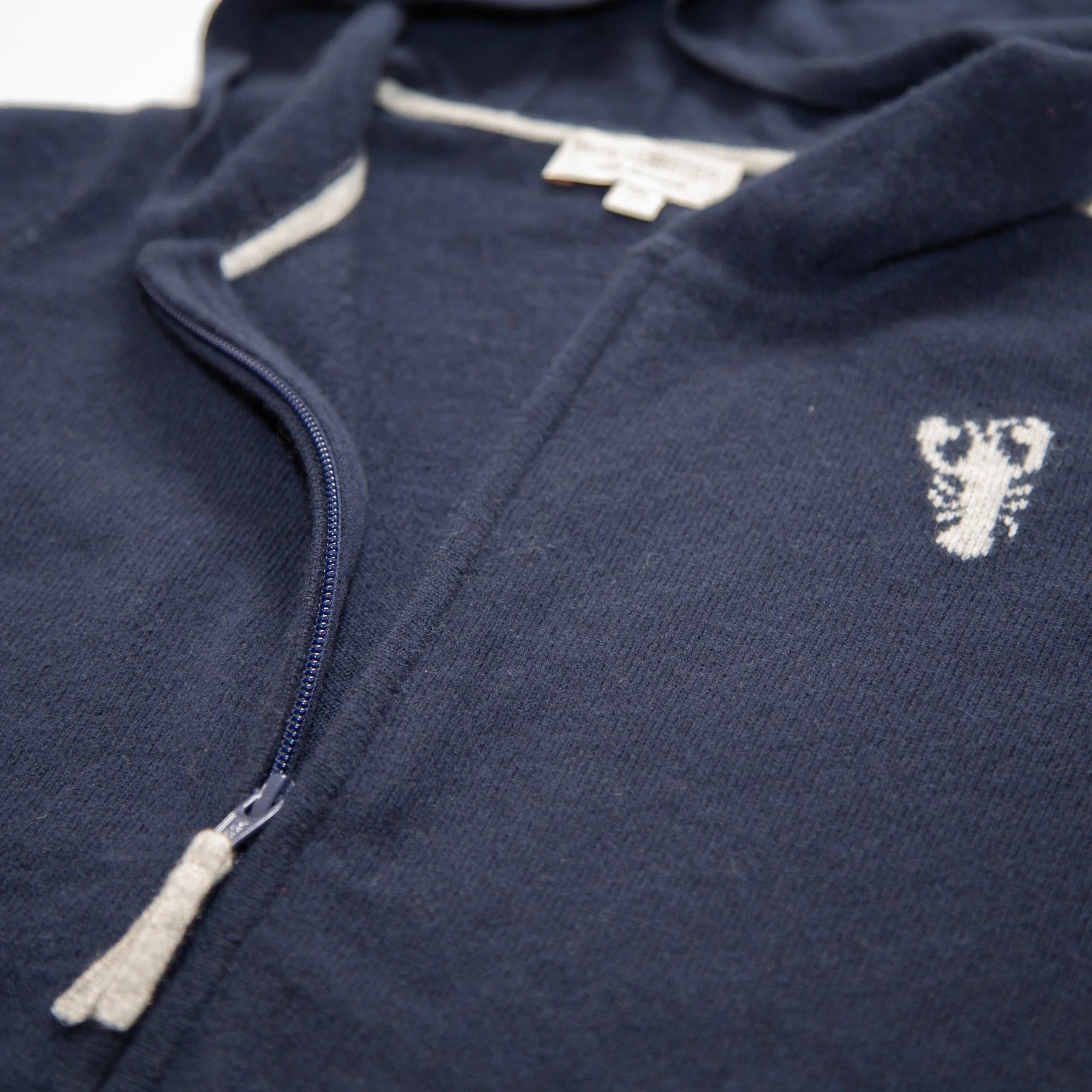 ZIGGY Zipper hooded jacket