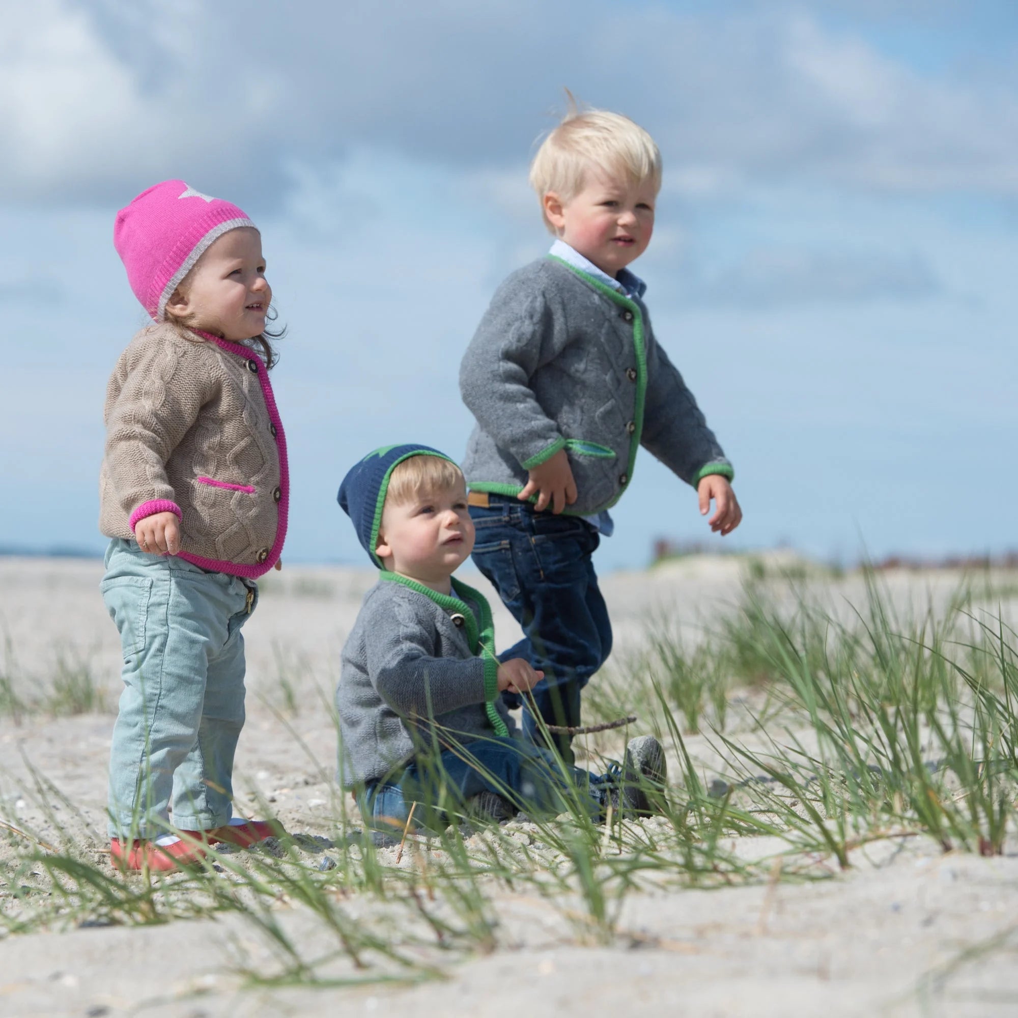 Trachten-Cardigan MAXI mit Aranmuster