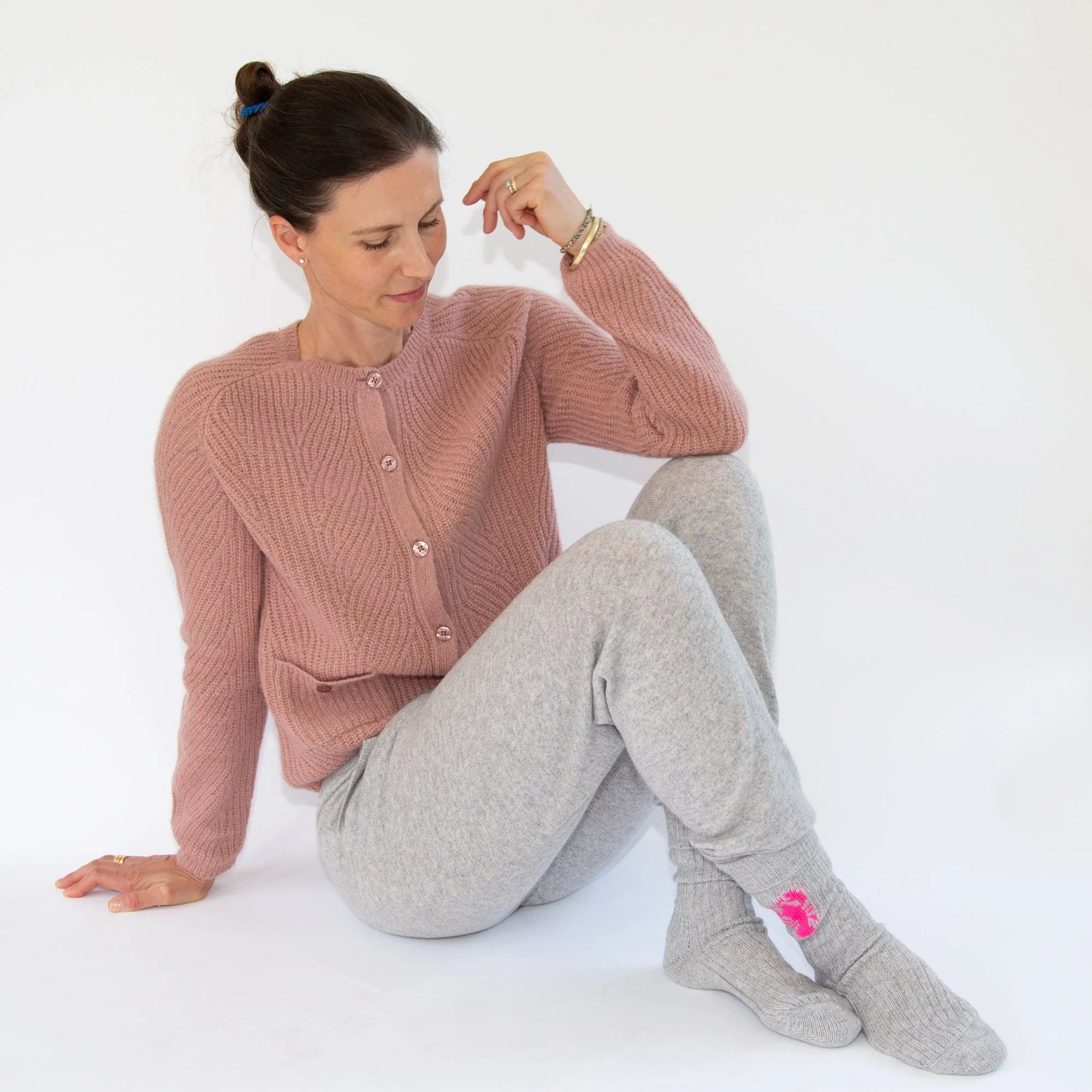 PAPA LOBSTER cashmere socks