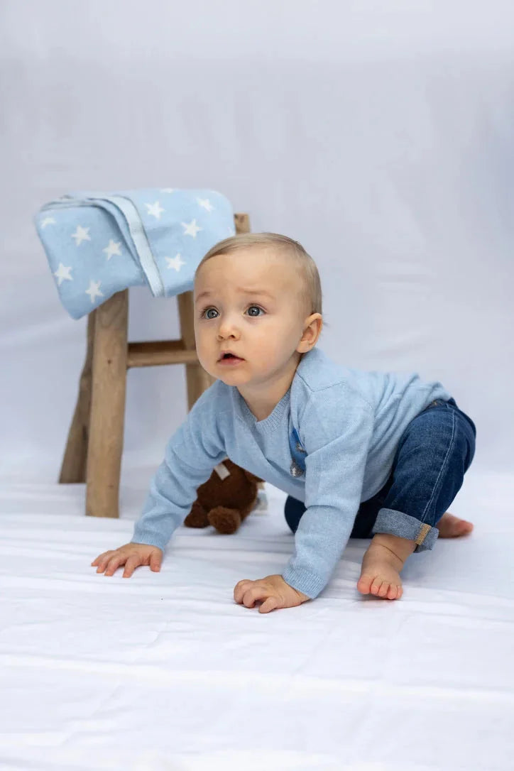 STAR cashmere baby blanket