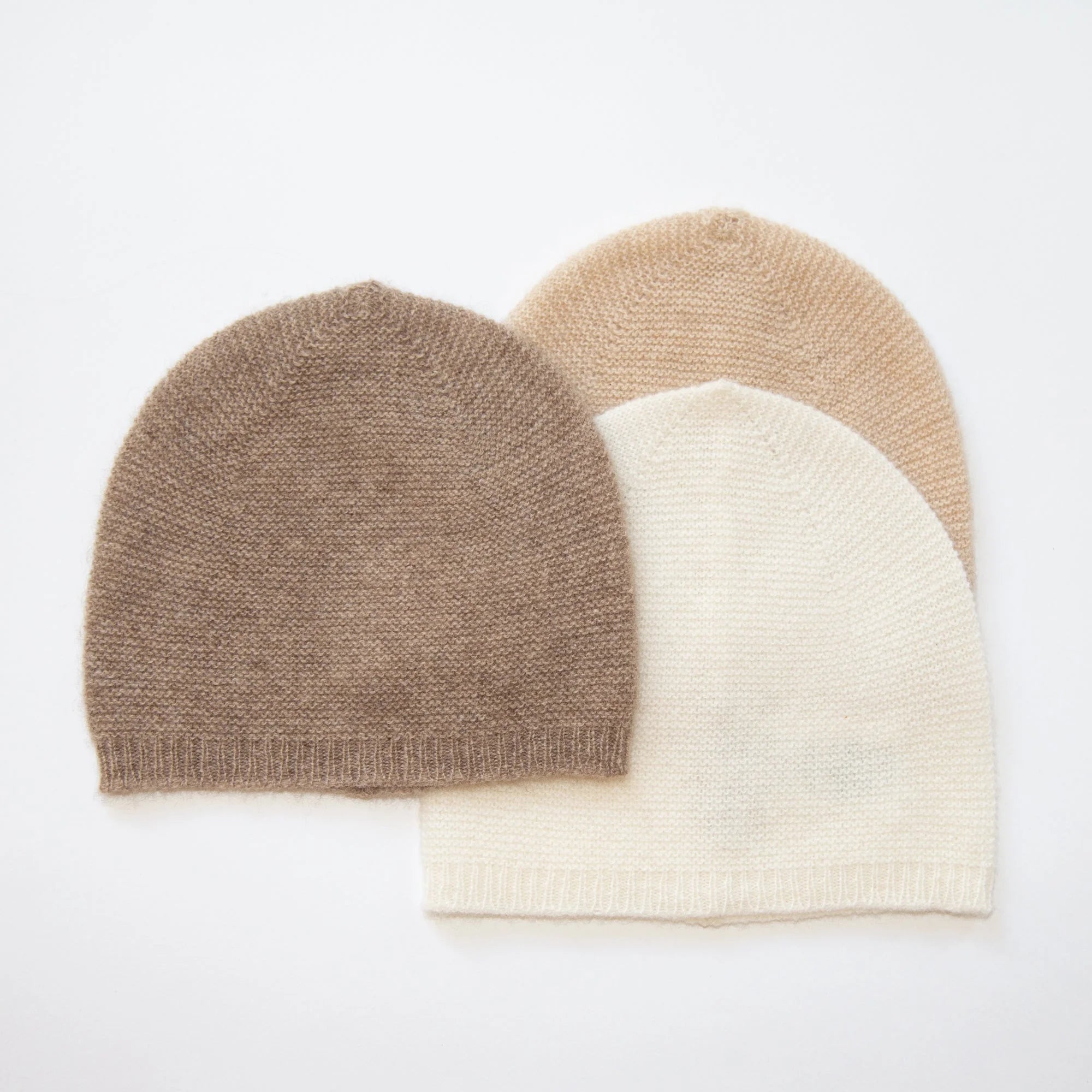 Cashmere knitted hat for babies - allNATURAL beige – allNATURAL Beige