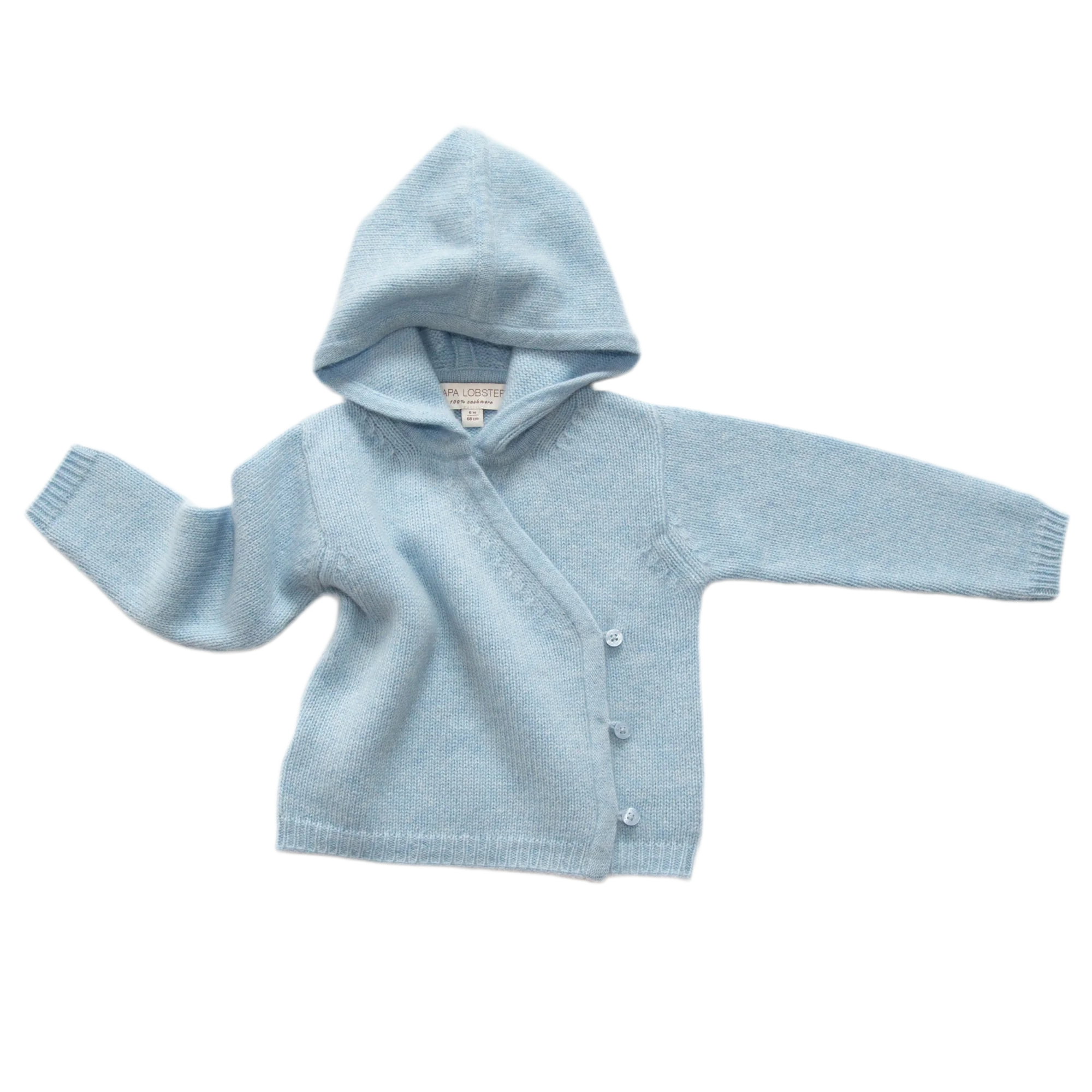 Cardigan Cache-Coeur TOMTE – Light blue mélange