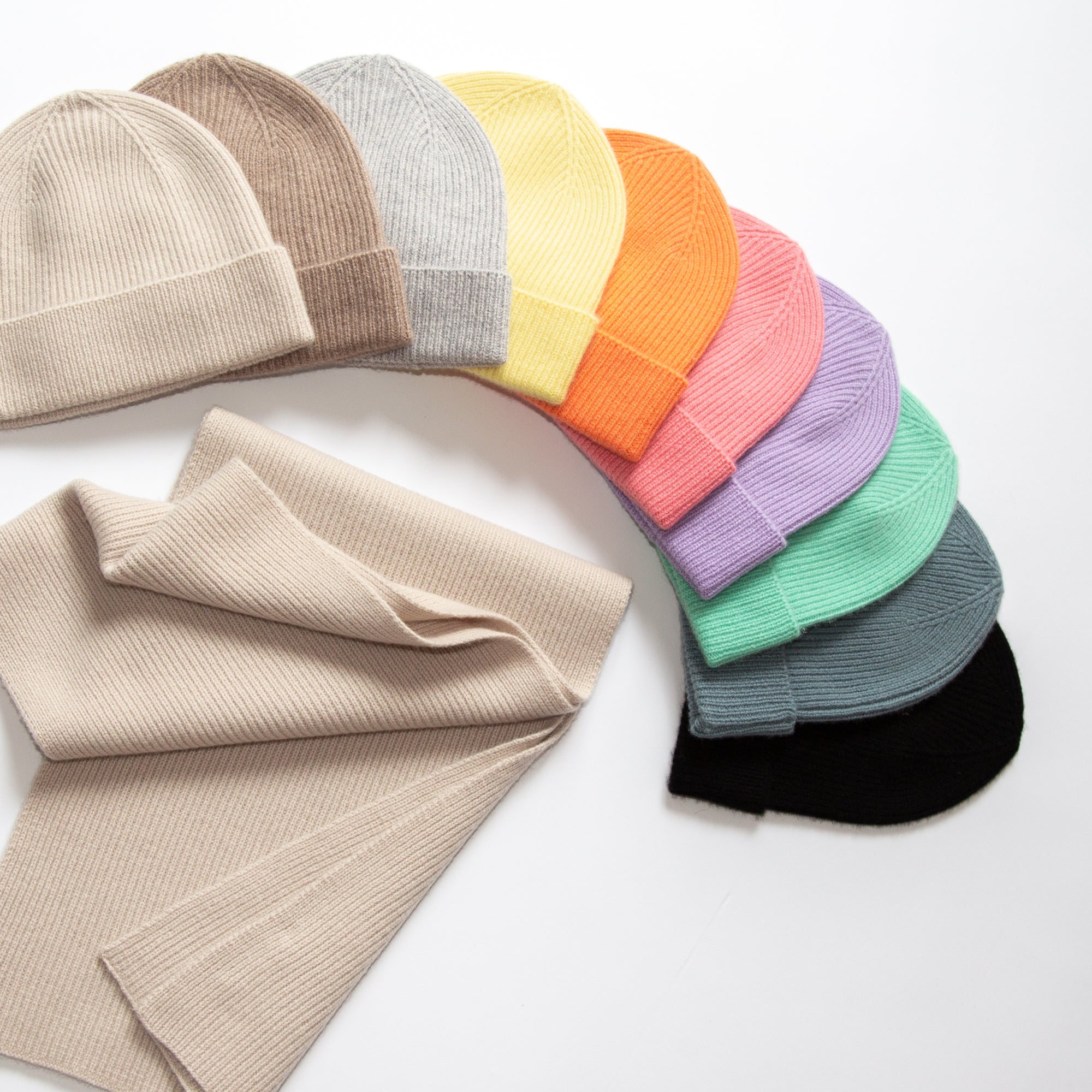 Cashmere Beanie Hat for Women - Oat – Oats