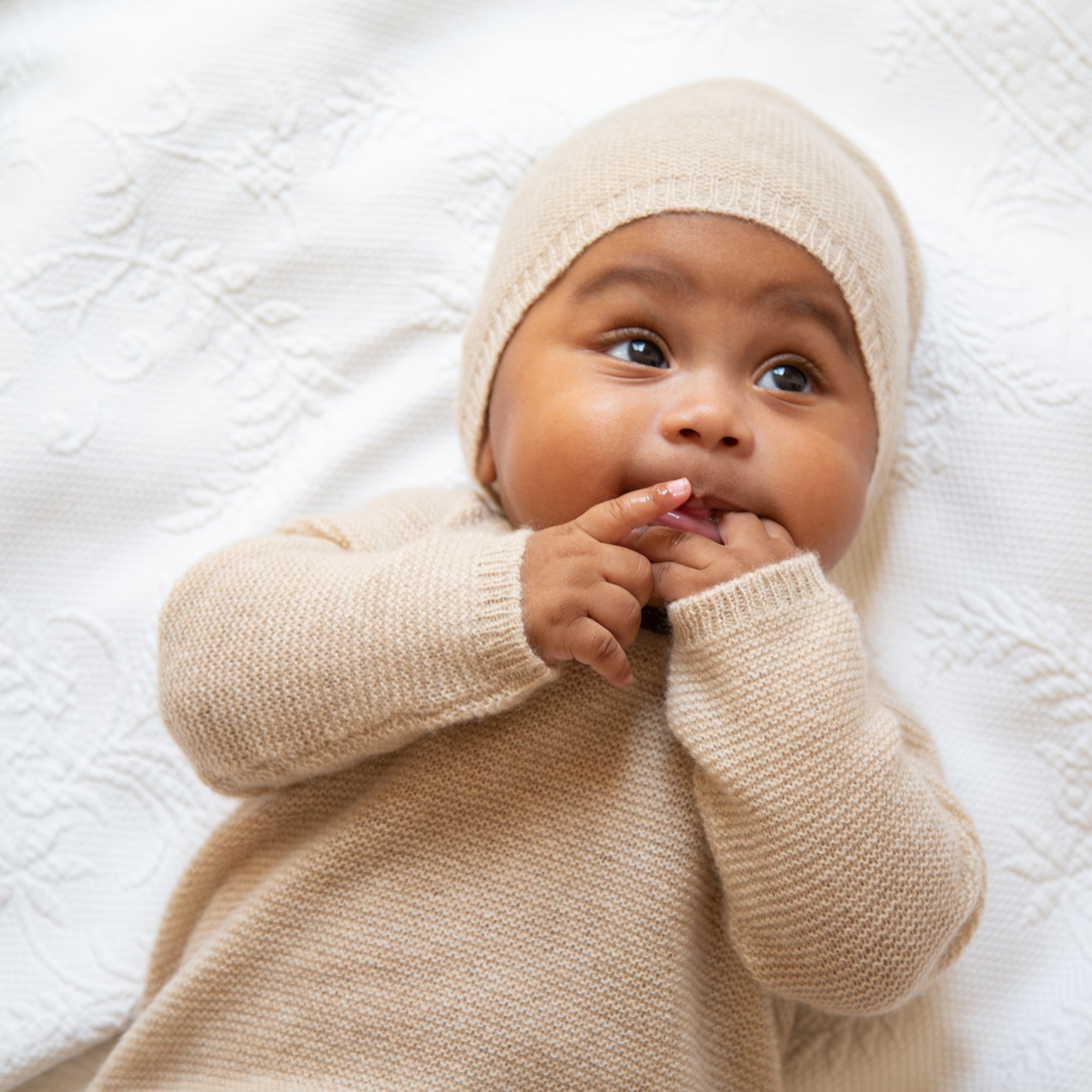 Kaschmir-Baby-Set ANOUK (Pulli & Hose) 